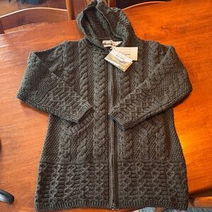 Aran Crafts Dark green Knit Sweater